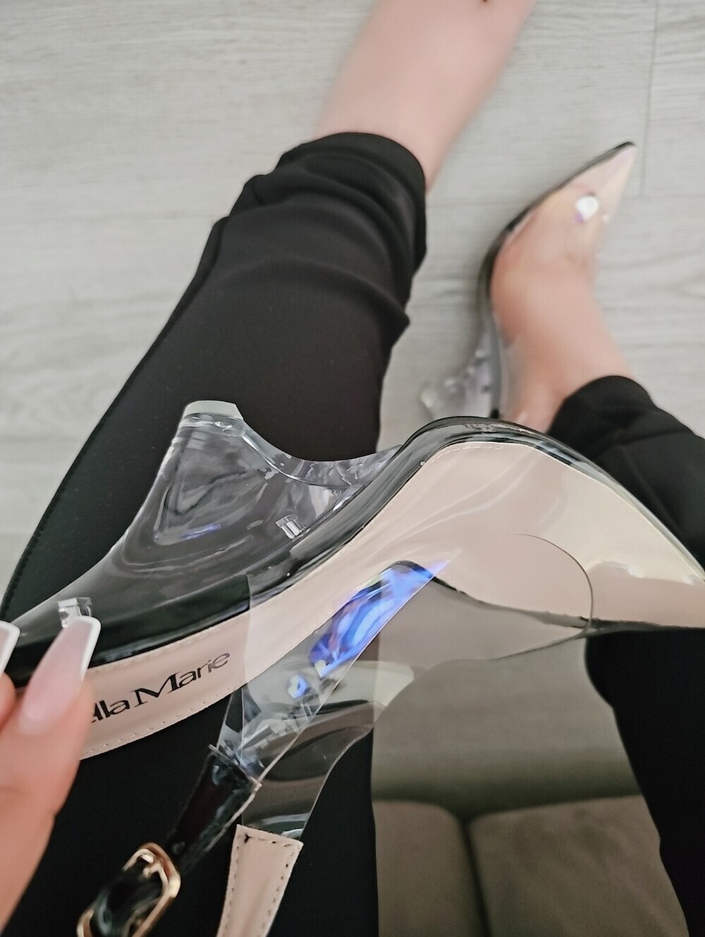 Just In Clear black wedge - Picture 5 of 8